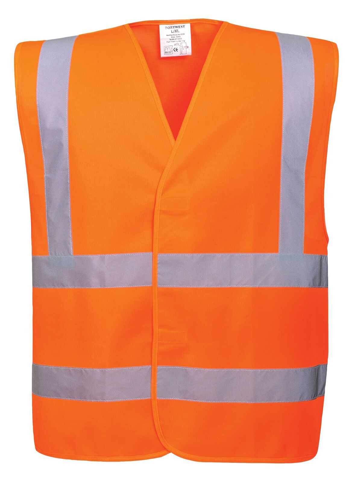 Hi-Vis Two Band & Brace Vest (ORANGE) M – XXL - Manufacturing Fire  Extinguisher